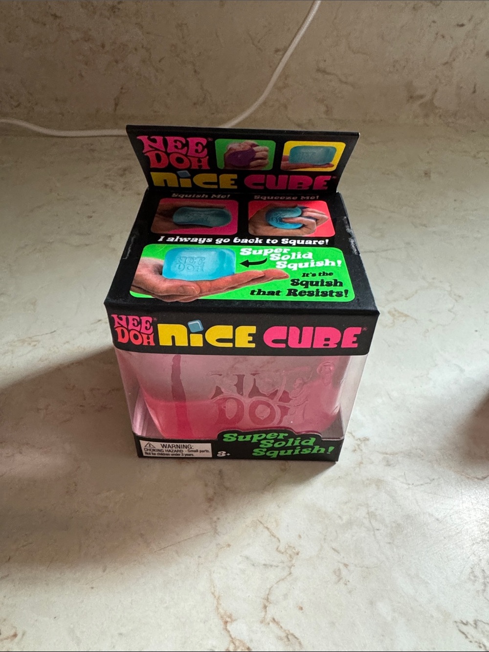 Nice Cube - Pink Squishy Kids Toy